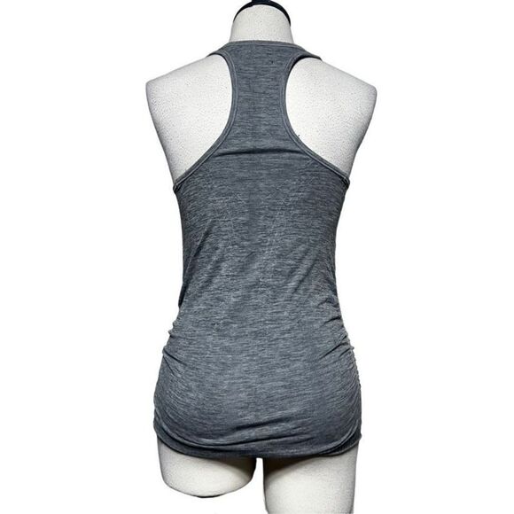Athleta Heather Grey Racerback Tank Top XSmall - Picture 3 of 4
